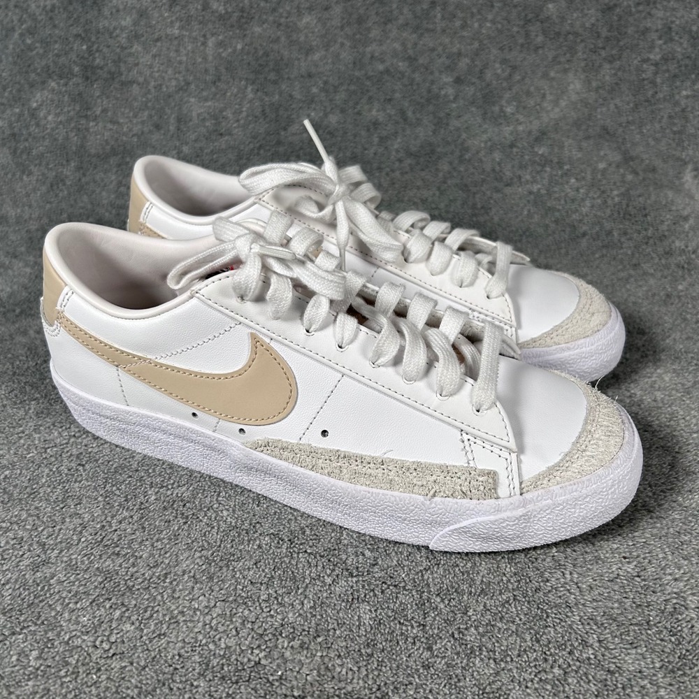 Nike Blazer Low 77 Vintage White Hemp Tan Shoes DC4769-106 Womens 7.5